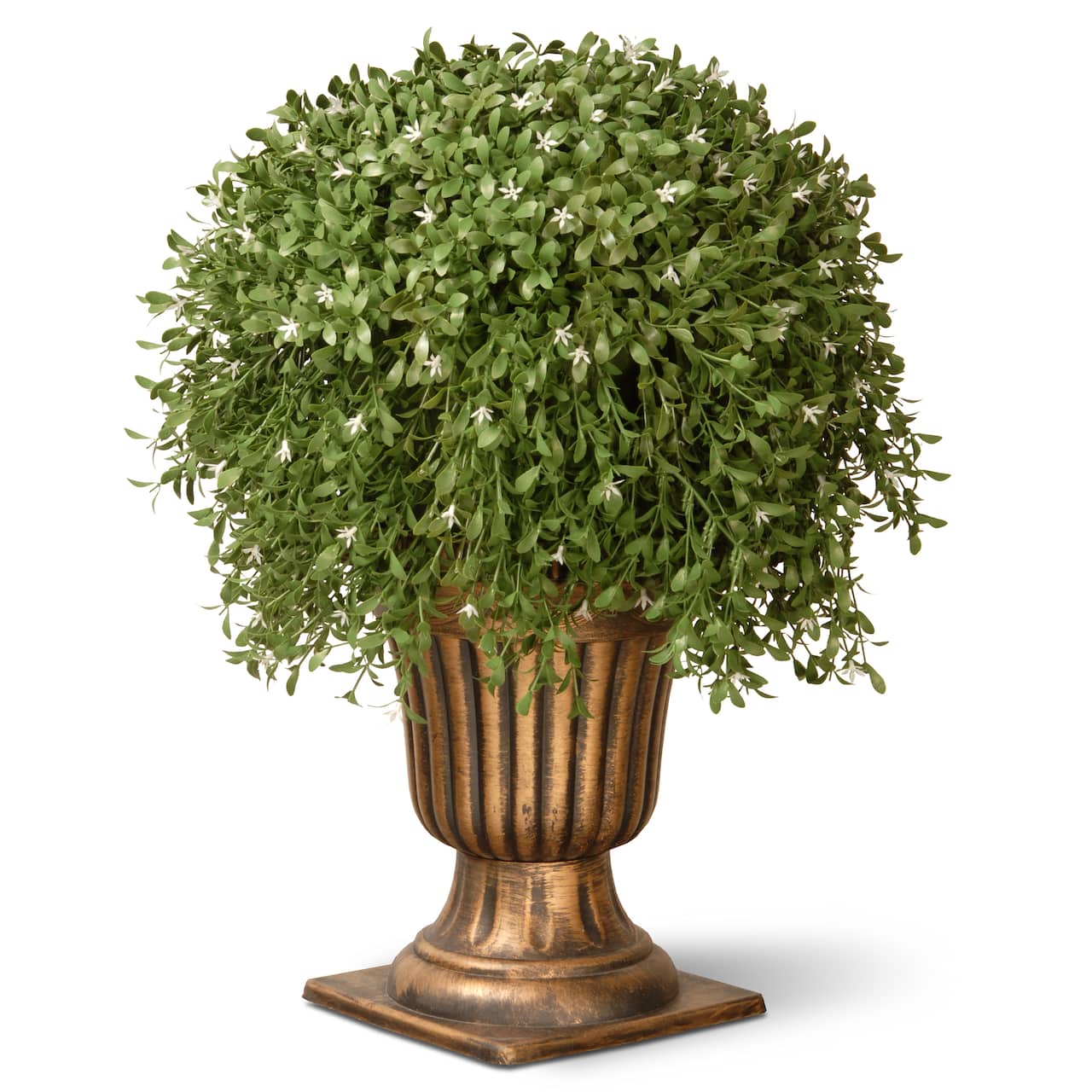 26&#x22; Argentea Plant with Gold Urn